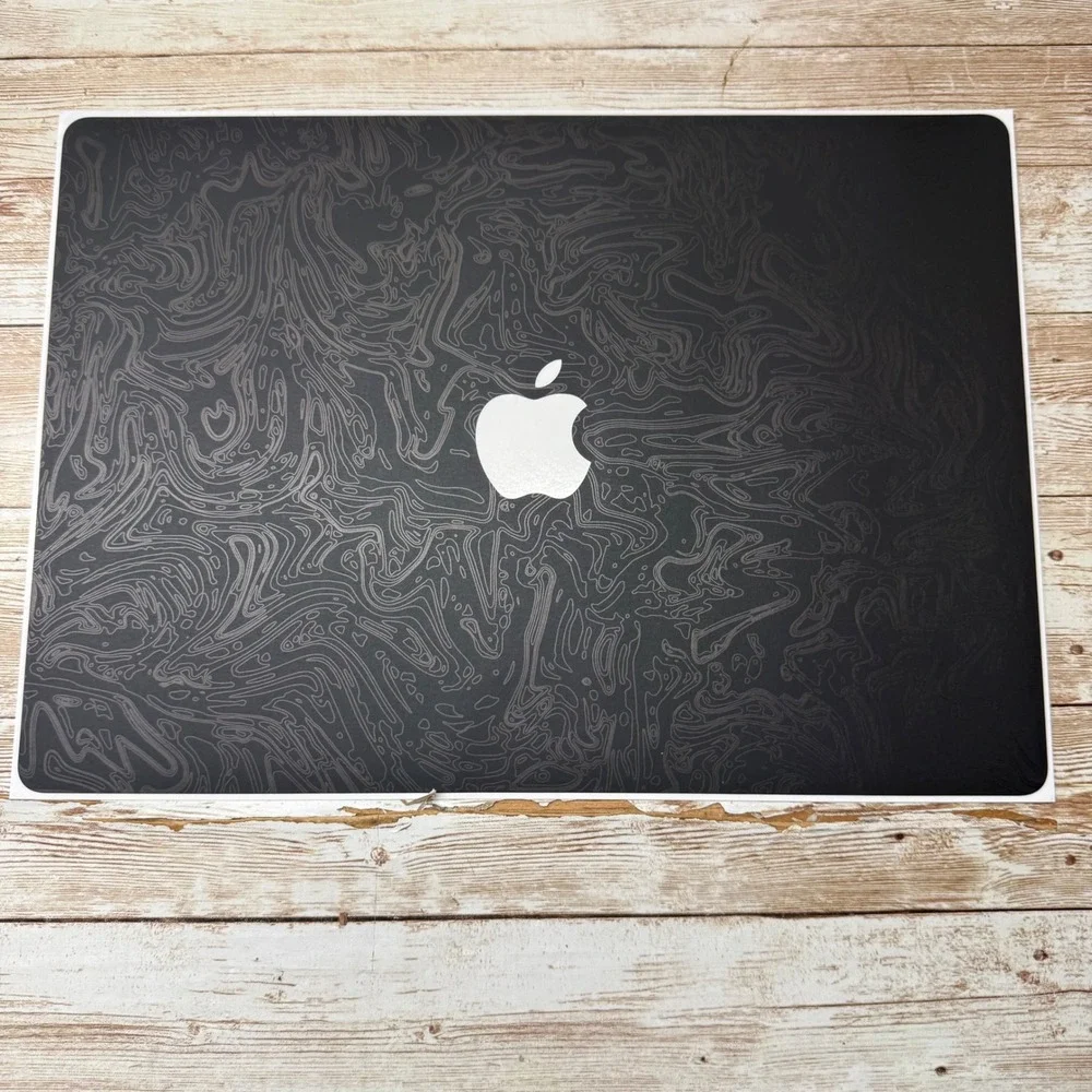 dbrand MacBook Air 13 2022- Present Skin Triple Black Holo 2 piece Vinyl Decal